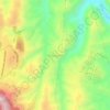 Lechuguillas topographic map, elevation, terrain