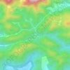 Nengren topographic map, elevation, terrain