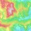 Labante topographic map, elevation, terrain