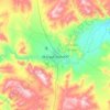 Ölgii topographic map, elevation, terrain