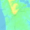 Ottoman topographic map, elevation, terrain