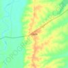 黄寺岗镇 topographic map, elevation, terrain