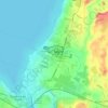 Ronchi topographic map, elevation, terrain