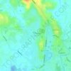 หมู่บ้านผักกาด topographic map, elevation, terrain