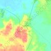 Hopelchén topographic map, elevation, terrain