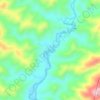 Guandong topographic map, elevation, terrain