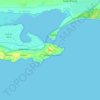 Diu topographic map, elevation, terrain