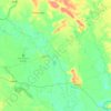 Tha Muang topographic map, elevation, terrain