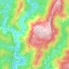 Vale de Açor topographic map, elevation, terrain