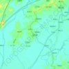 Lanshi topographic map, elevation, terrain