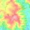 Munderfield topographic map, elevation, terrain