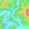 Jangpyeong-ri topographic map, elevation, terrain