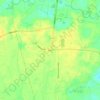 Bush topographic map, elevation, terrain