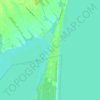 Rondeau topographic map, elevation, terrain
