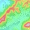 Le Charmois topographic map, elevation, terrain