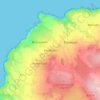 Pendeen topographic map, elevation, terrain