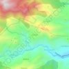 Malabo topographic map, elevation, terrain