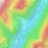 Cimego topographic map, elevation, terrain