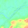 Hindan topographic map, elevation, terrain