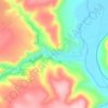 Reselets topographic map, elevation, terrain