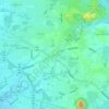 Paradera topographic map, elevation, terrain