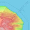 Stubbenkammer topographic map, elevation, terrain
