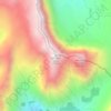 Rockwall Peak topographic map, elevation, terrain