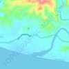 Cidadap topographic map, elevation, terrain