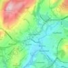 Hollingworth topographic map, elevation, terrain