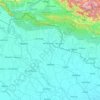 Pashchim Champāran topographic map, elevation, terrain