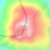 Volcán Incahuasi topographic map, elevation, terrain