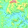 Belmiro Braga topographic map, elevation, terrain