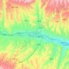 Haidong topographic map, elevation, terrain