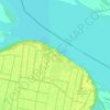 Yahapé topographic map, elevation, terrain