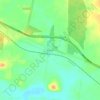 Buangor topographic map, elevation, terrain