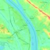 Nakhon Phanom topographic map, elevation, terrain