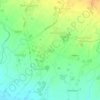 Sitapur topographic map, elevation, terrain