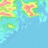 Svolvær topographic map, elevation, terrain