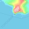 Cabo de Hornos topographic map, elevation, terrain