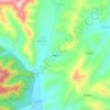 Dabiandangou topographic map, elevation, terrain