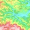 Krupanj topographic map, elevation, terrain