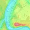 Vulaines-sur-Seine topographic map, elevation, terrain