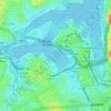 Blackwattle Bay topographic map, elevation, terrain