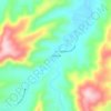 Obx Creek topographic map, elevation, terrain