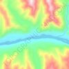 Унжей-Аксы topographic map, elevation, terrain