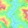 Muwani topographic map, elevation, terrain