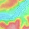 L Ile Archambault topographic map, elevation, terrain