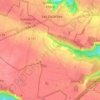 La Brosse topographic map, elevation, terrain