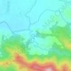 Tompo Bulu topographic map, elevation, terrain