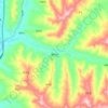 渭阳乡 topographic map, elevation, terrain